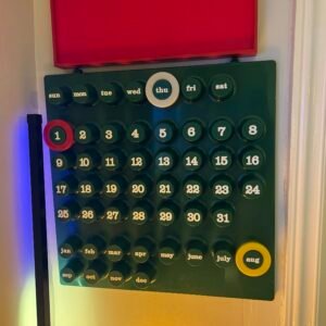 Ring-a-date calendar